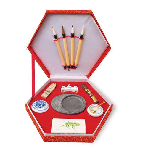 Sumi-e Chinese roetinkt — cadeau-sets